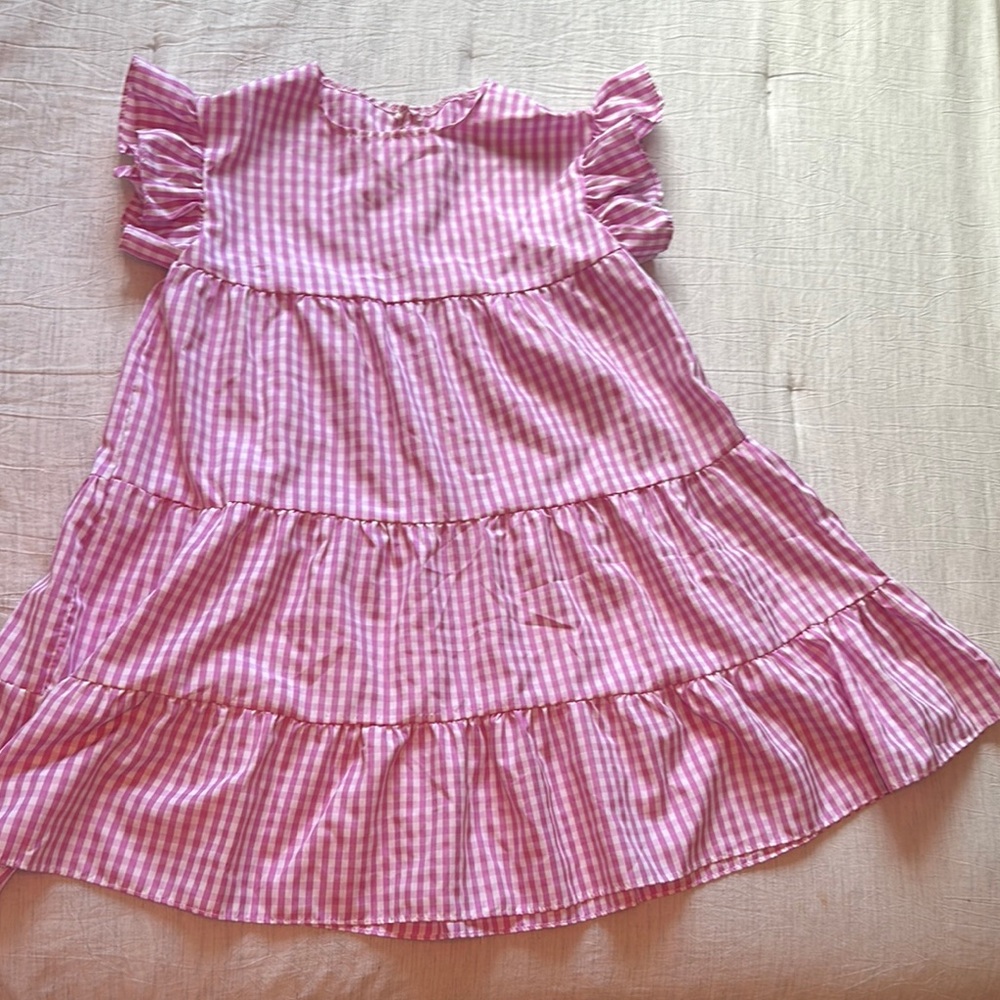 Women’s Pink Gingham Dress Size Medium